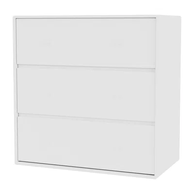 Nordic Nest Montana CARRY dresser 3 drawers New white