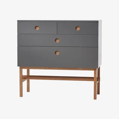 Nordic Nest A2 Keep dresser Grey oiled oak legs