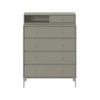 Nordic Nest Montana Keep dresser Fennel 144. chrome legs