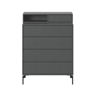 Nordic Nest Montana Keep dresser Anthracite 04-black lacquered leg