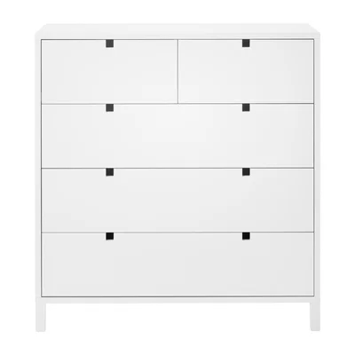 Nordic Nest 1898 Square dresser 2+3 drawers White