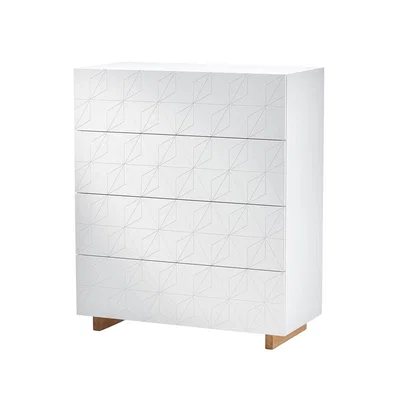 Nordic Nest A2 Stars dresser White oiled oak legs