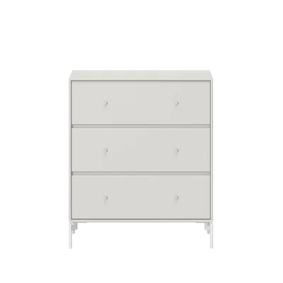 Nordic Nest Montana Carry dresser Nordic 09 lacquered legs in snow