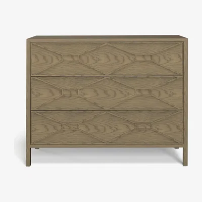 OKA Hester Chest of Drawers - Bleached Oak