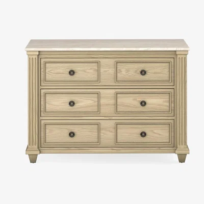 OKA Castleton Chest of Drawers - Bleached Oak
