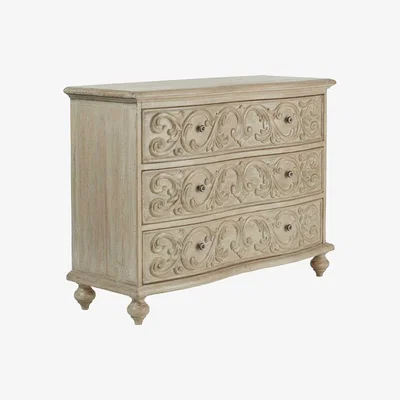 OKA Druantia Chest of Drawers - Grey Wash