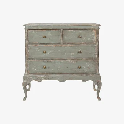 OKA Hopkirk Chest of Drawers - Distressed Blue