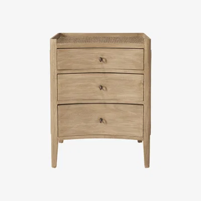 OKA OKA, Small Balabac Chest of Drawers - Natural, Chest of Drawers, Wood