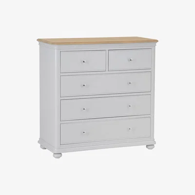Oak&More Lola 2 Over 3 Drawer Chest