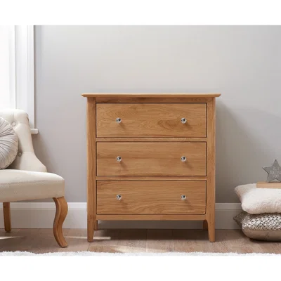 Oak&More Sadie Oak 3 Drawer Chest