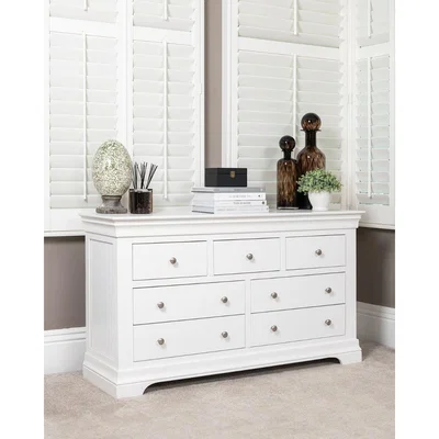 Oak&More Rowland 3 Over 4 Drawer Chest