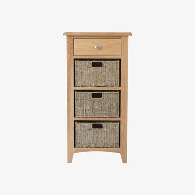Oak&More Dante 4 Drawer Storage Unit