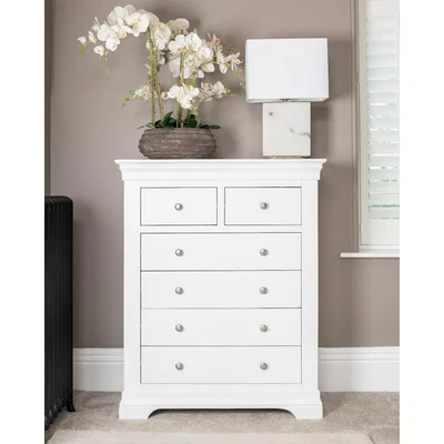 Oak&More Rowland 2 Over 4 Drawer Chest