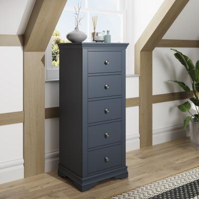 Oak&More Simone 5 Drawer Narrow Chest