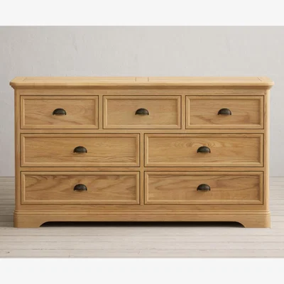 Oak&More Bridstow Solid Oak Wide Chest Of Drawers