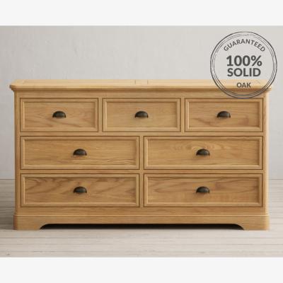 Oak&More Bridstow Solid Oak Wide Chest Of Drawers