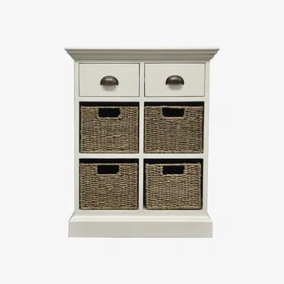 Oak&More Pippa 2 Drawer 4 Basket Unit