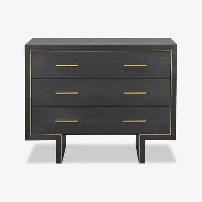 Olivia's Liang & Eimil Tigur Chest of Drawers Black Ash Veneer