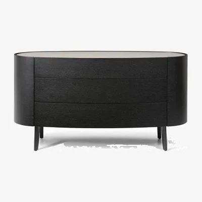 Olivia's Tommy Franks Weston Oak Dresser in Black