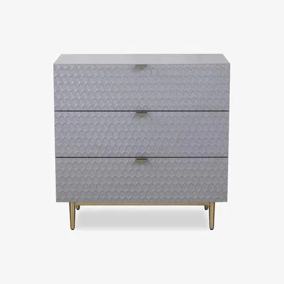 Olivia's Liang & Eimil Bolero Brushed Brass Grey Chest of Drawer