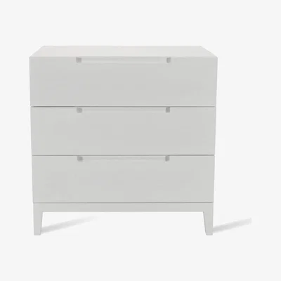 Olivia's Twenty Ten Orchid White 3 Drawer Chest Of Drawers