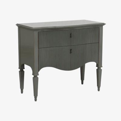 Olivia's Mindy Brownes Camille Two Drawer Chest in Grey Green