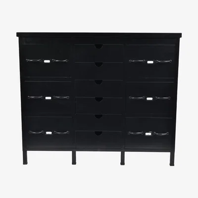 Olivia's Libra Borough Chest of Drawers Black
