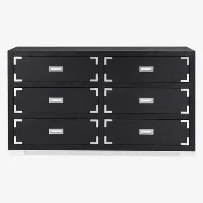 Olivia's Liang & Eimil Genoa Chest of Drawers Stainless Steel Detail