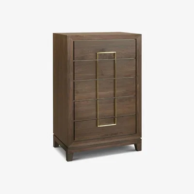 Olivia's Berkeley Designs Lucca Tall Chest in Walnut