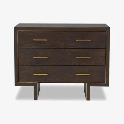 Olivia's Liang & Eimil Tigur Chest of Drawers Dark Brown Ash