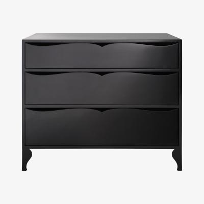 Out & Out Original Louis - Chest of 3 Drawers - Black
