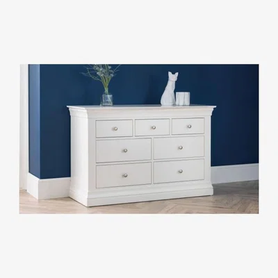Downtown Julian Bowen Clermont 4+3 Drawer Bedside Chest