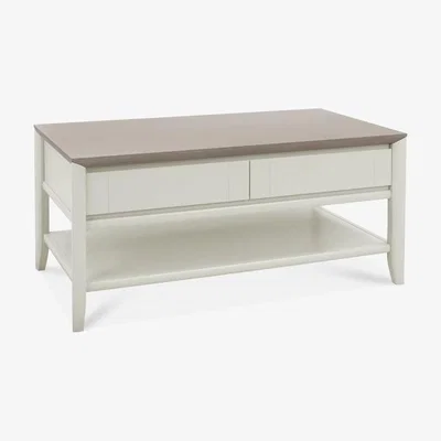 Downtown Brampton Grey Coffee Table With Drawer