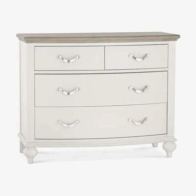 Downtown Montreal Grey Washed Oak & Soft Grey 2+2 Drawer Chest