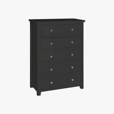 Downtown Cannes 24 Chest of Drawers - Painted Charcoal
