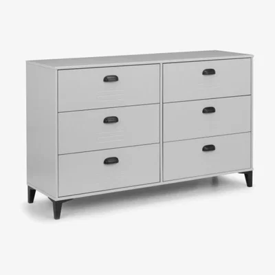 Downtown Julian Bowen Lakers Locker 6 Drawer Wide Chest