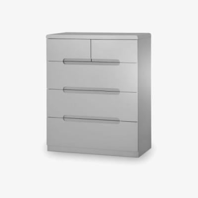 Downtown Julian Bowen Manhattan 3+2 Drawer Chest - Grey