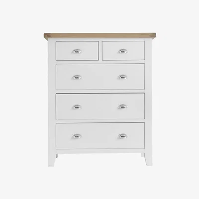 Downtown Trentham White Jumbo 2+3 Drawer Chest