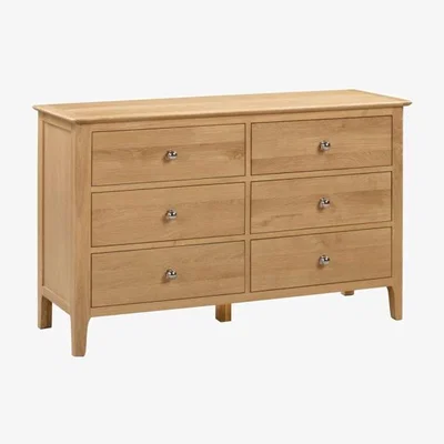 Downtown Julian Bowen Cotswold 6 Drawer Wide Chest