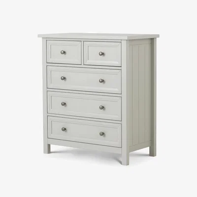 Downtown Julian Bowen Maine 3 2 Drawer Chest - Dove Grey In DoveGrey