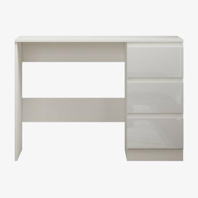 The Range Carlton 3 Drawer Dresser Table Gloss Finish - Gloss White