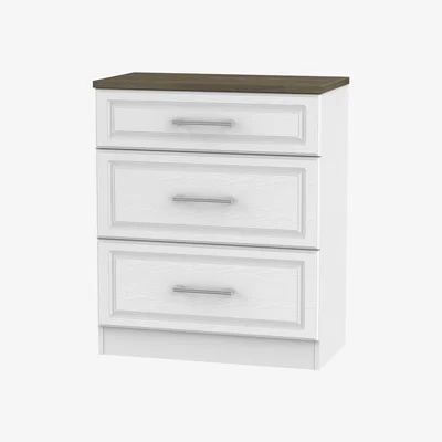 The Range Elmley Three Drawer Deep Chest