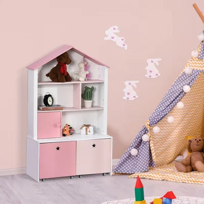The Range Kids Bookshelf Chest with Drawer  - Pink