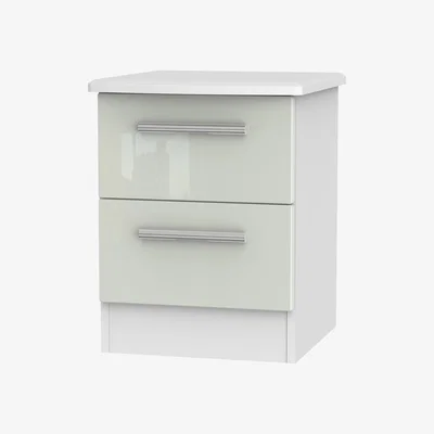 The Range Kensington Kashmir Two Drawer Locker - White