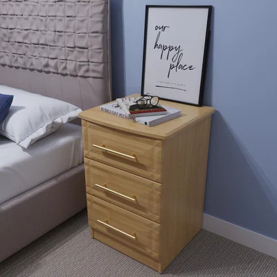 The Range Faye Ready Assembled 5 Drawer Chest - Modern Oak