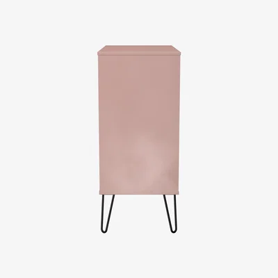 The Range Harlequin Ready Assembled 4 Drawer Chest - Kobe Pink