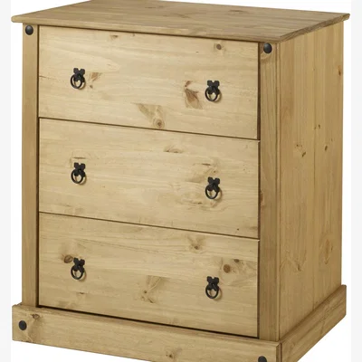 The Range Corona Budget Chest of Drawers - Antique Wax