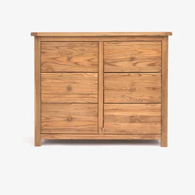 The Range Trivento 6 Drawer Chest of Drawers - Light wood / Wood