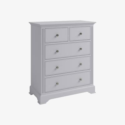 The Range Harringworth Painted 2 + 3 Chest Of Drawers - Moonlight Grey