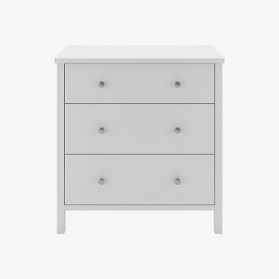 The Range Steens Tromso Three Drawer Chest - White
